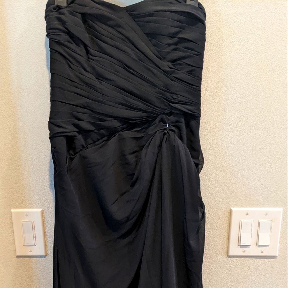 Monique Lhuillier bridesmaid gown